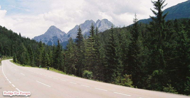 Viaje en moto puerto Fernpass